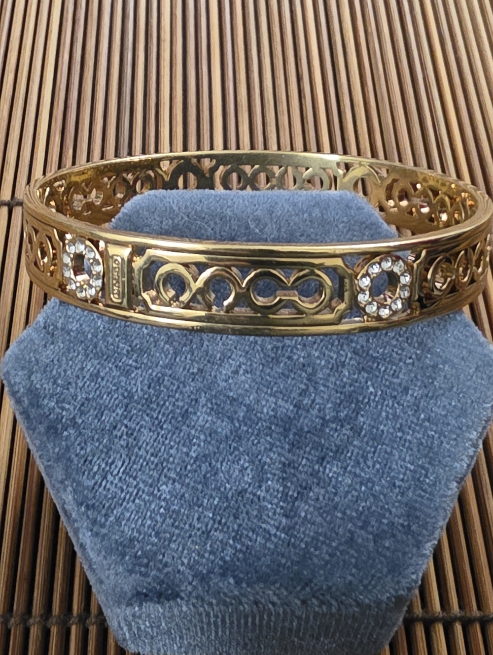 Coach Gold Plated Bangle Bracelet